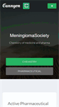 Mobile Screenshot of meningiomasociety.org