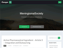 Tablet Screenshot of meningiomasociety.org